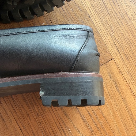 Madewell Classic Black Leather Loafers size 7.5 - Picture 11 of 15